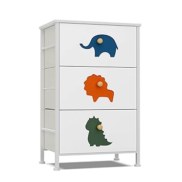 8-Drawer Kids Dresser with Wood Top