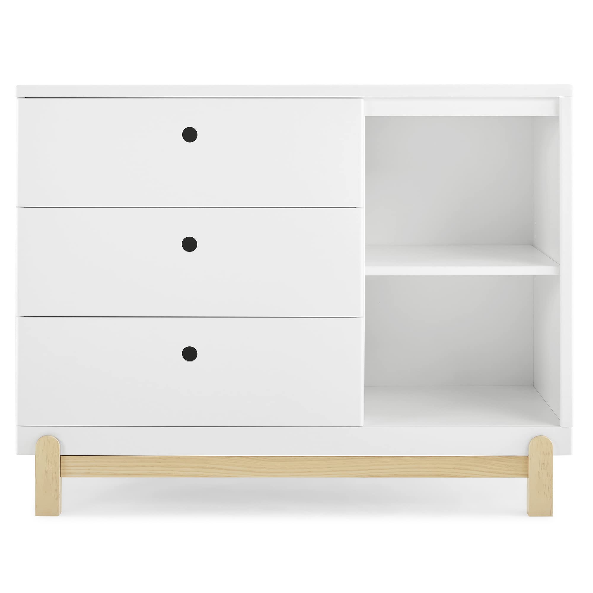 Poppy 3 Drawer Dresser with Cubbies