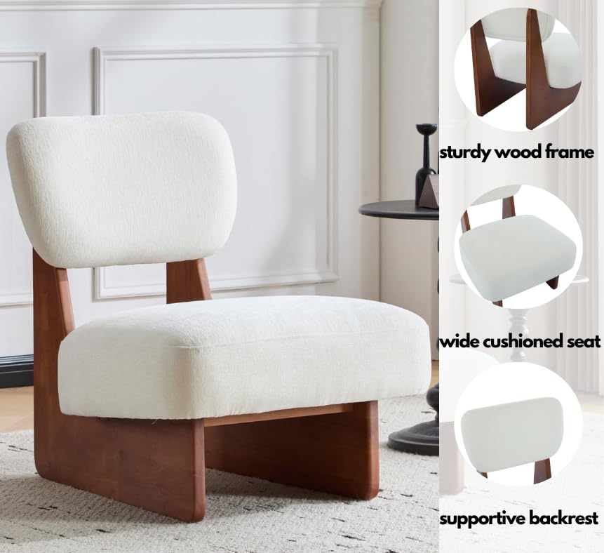 Low Profile Accent Chair Set of 2