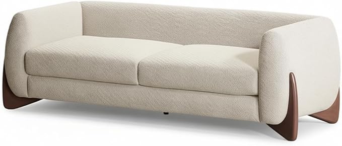 Almab 82-Inch Boucle Upholstered 3-Seater Sofa