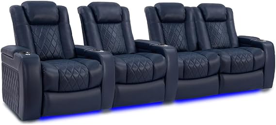 Tuscany Home Theater Seat - Power Recliner Row of 3