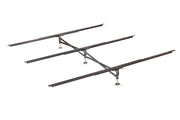 Metal Bed Frame Support System with Center Rails