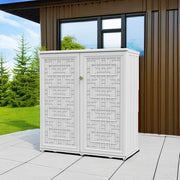 Waterproof Outdoor Storage Cabinet 62 Gallon Deck Box