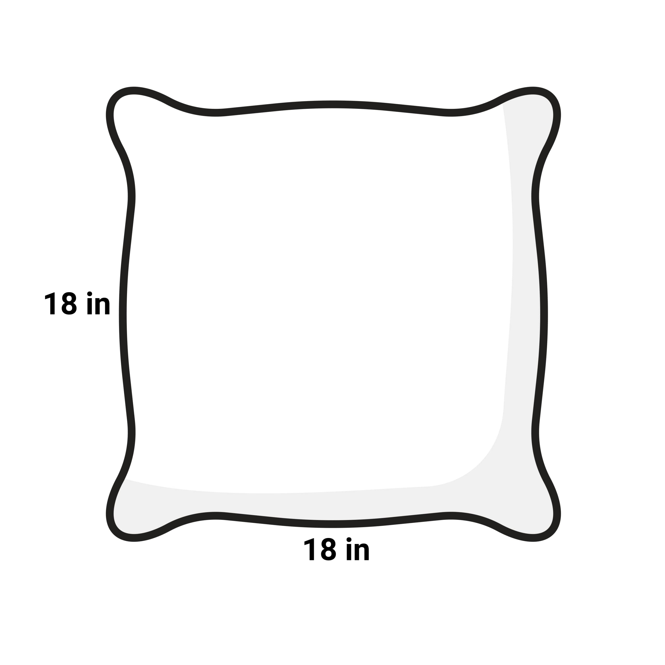 Teepee Hand-Hooked Wool Decorative Throw Pillow 18x18