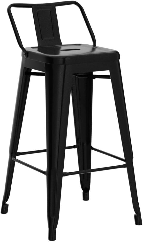 30 Inch Metal Bar Stools Set of 4