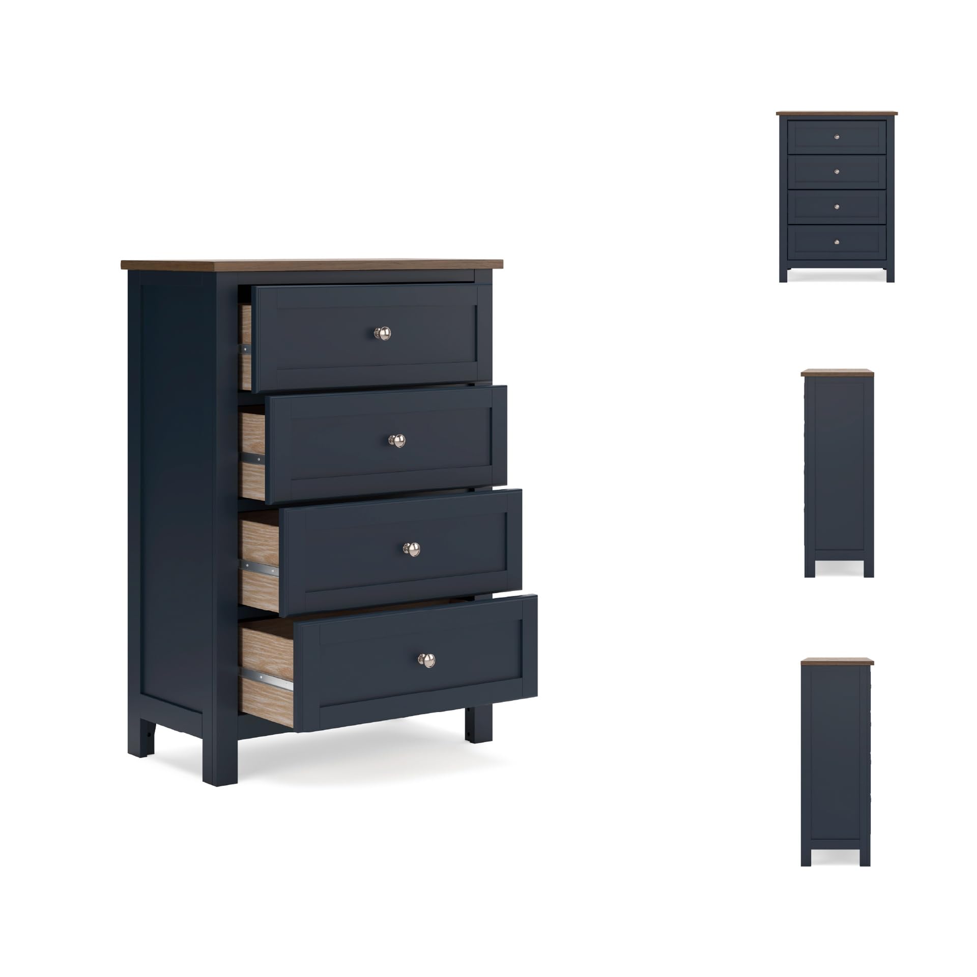 4-Drawer Shaker Chest