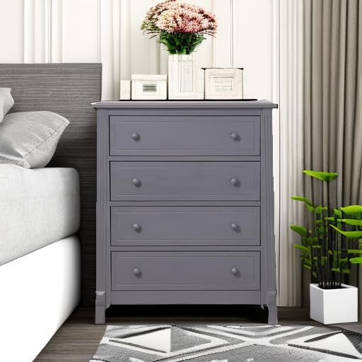 Berkley Baby Dresser with Drawers - Weathered Gray