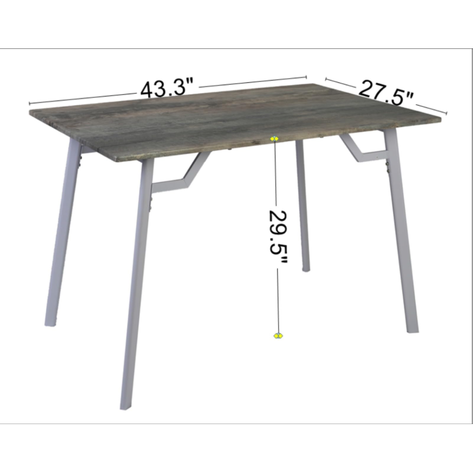 5-Piece Dining Table Set with 4 Chairs