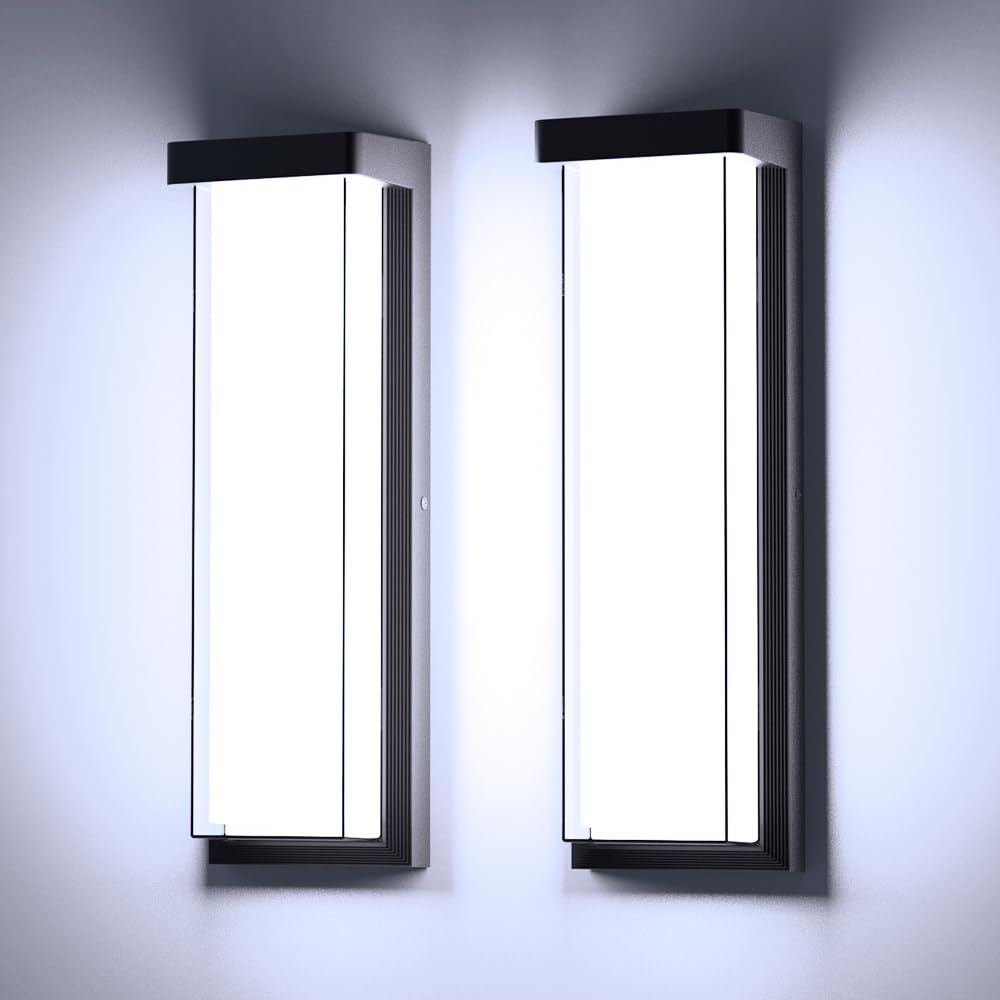 16" Dimmable LED Outdoor Wall Sconce