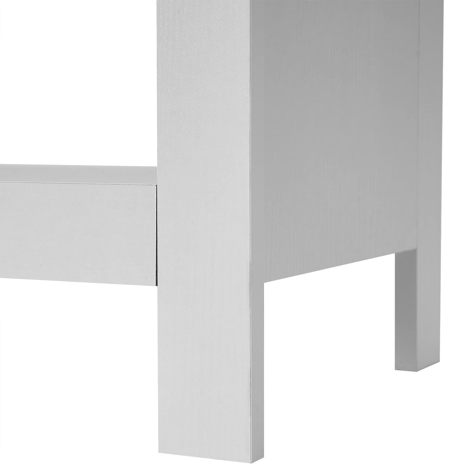 43 Inch TV Stand with 4 Open Shelves