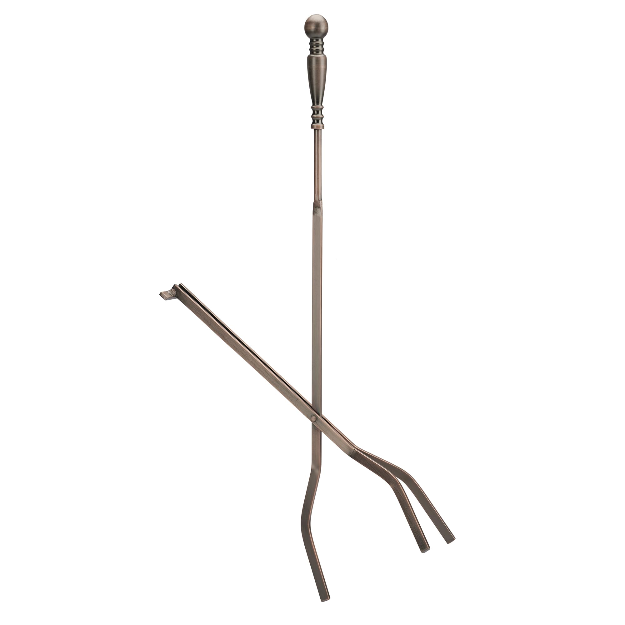 5-Piece Venetian Bronze Fireplace Tool Set with Ball Handles
