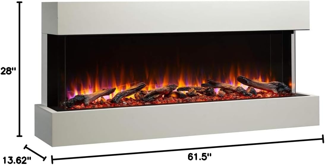 55-Inch Floating Mantel Kit for Electric Fireplace