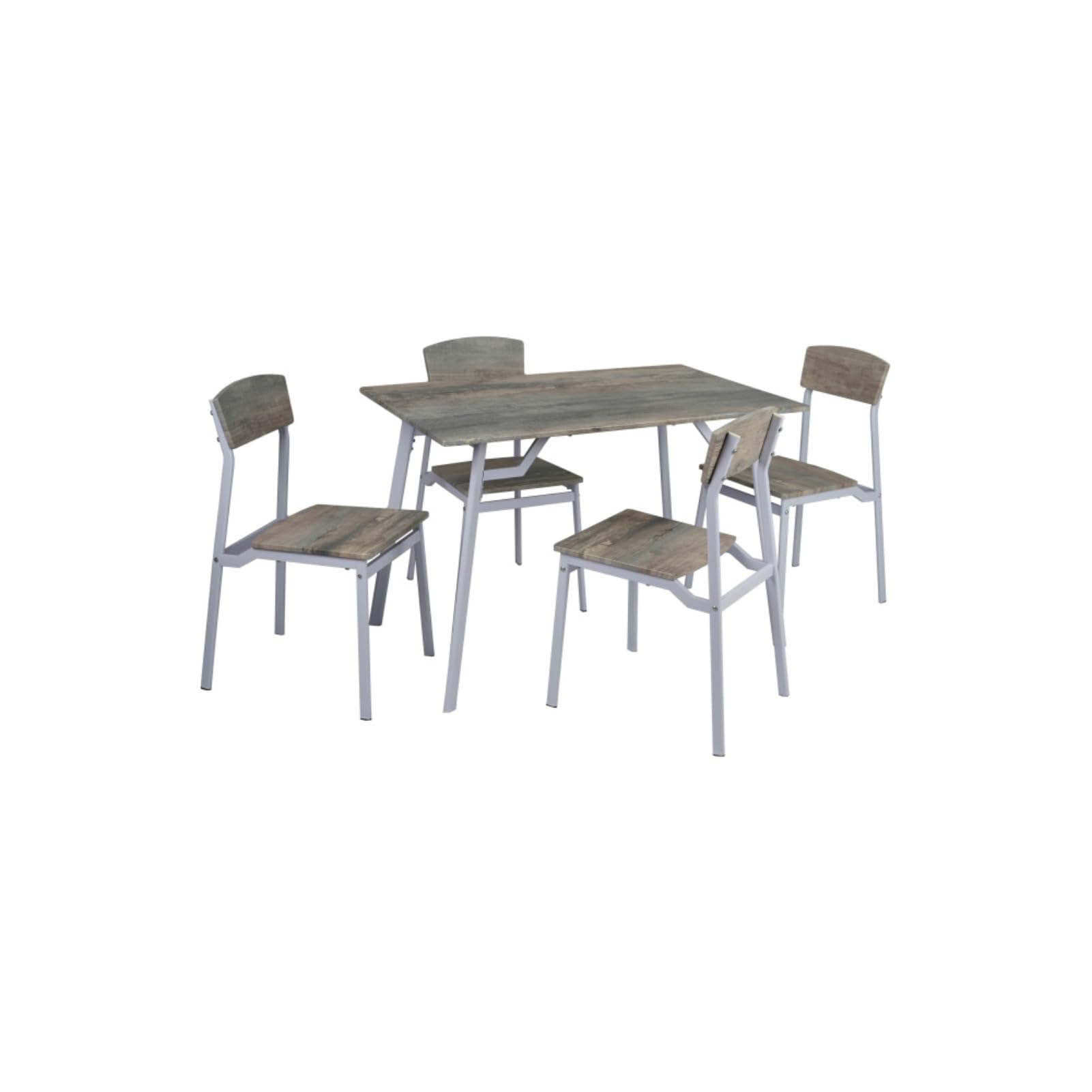 5-Piece Dining Table Set with 4 Chairs