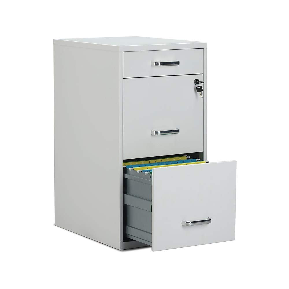 3-Drawer Vertical File Cabinet with Lock