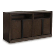 Modern Wood Dining Server with Storage