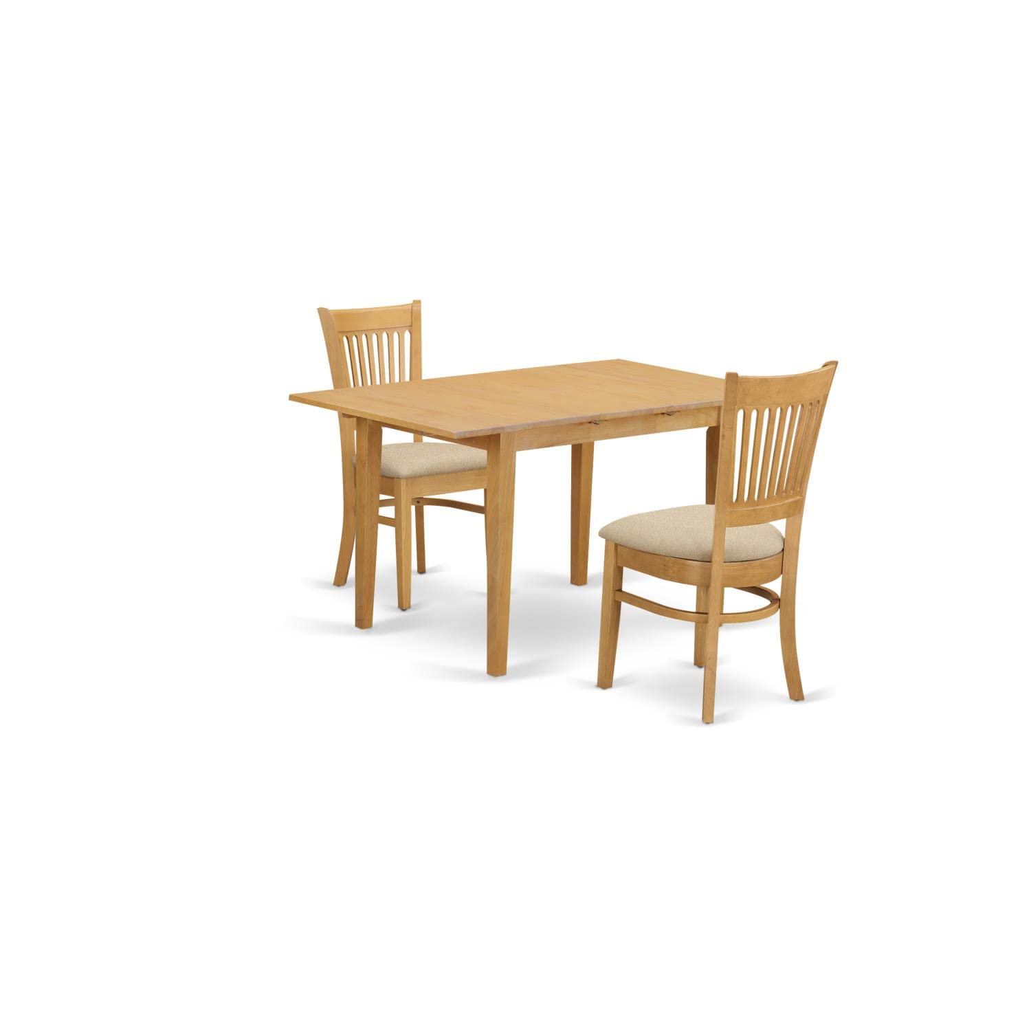 3-Piece Dining Table Set with Butterfly Leaf