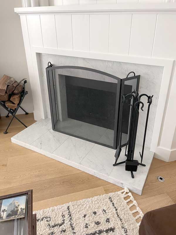 Forged Iron Fireplace Tool Set 28 Inch