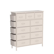 11 Drawer Fabric Storage Dresser with Deep Shelves