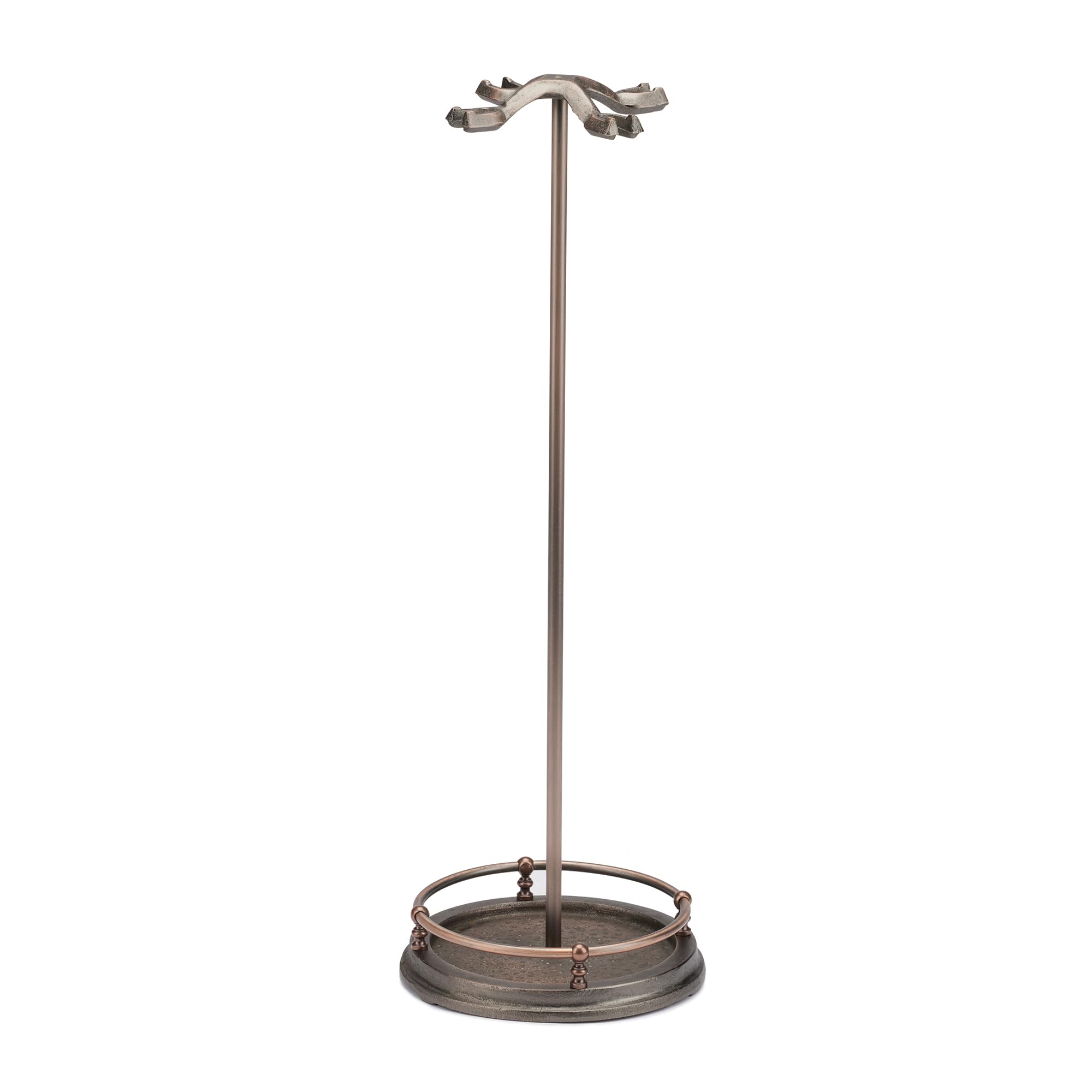 5-Piece Venetian Bronze Fireplace Tool Set with Ball Handles