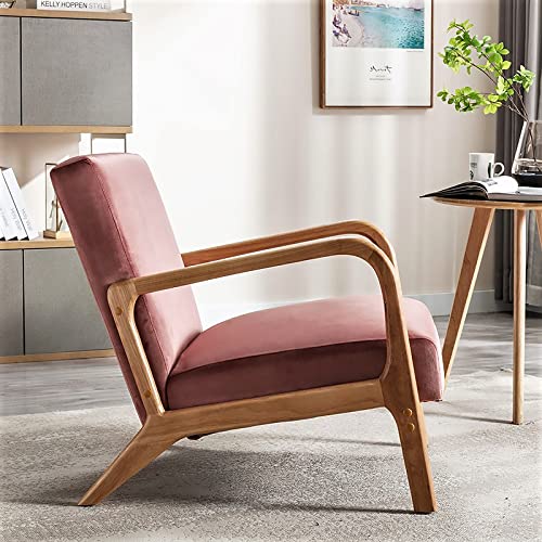 Rose Velvet Lounge Armchair