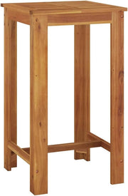 Acacia Wood Square Bar Table