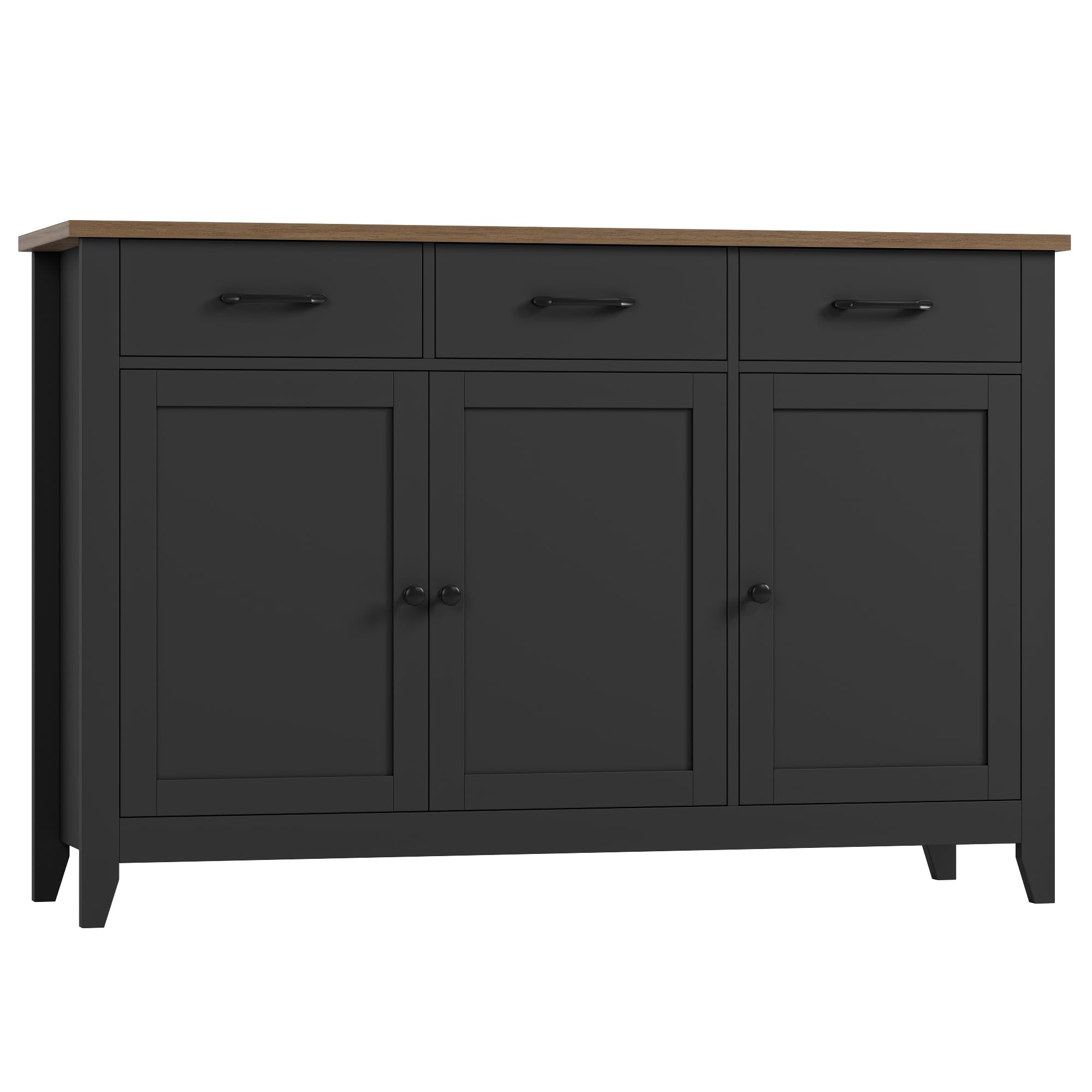 Buffet Cabinet with Storage Drawers and Adjustable Shelf