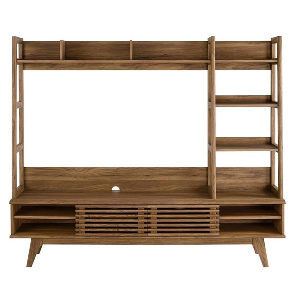 70" Mid-Century TV Stand Entertainment Center