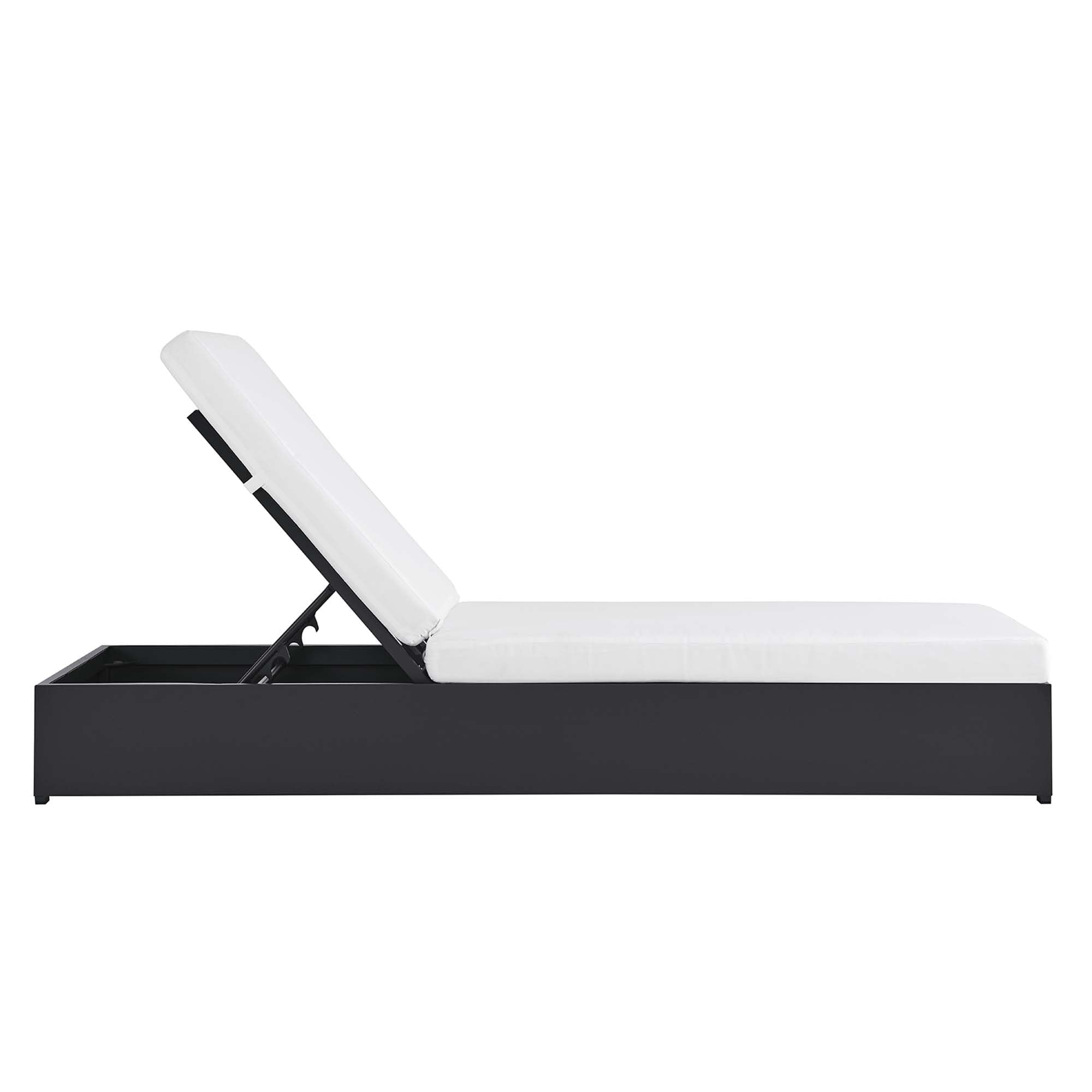 Aluminum Outdoor Chaise Lounge with Weather-Resistant Cushions