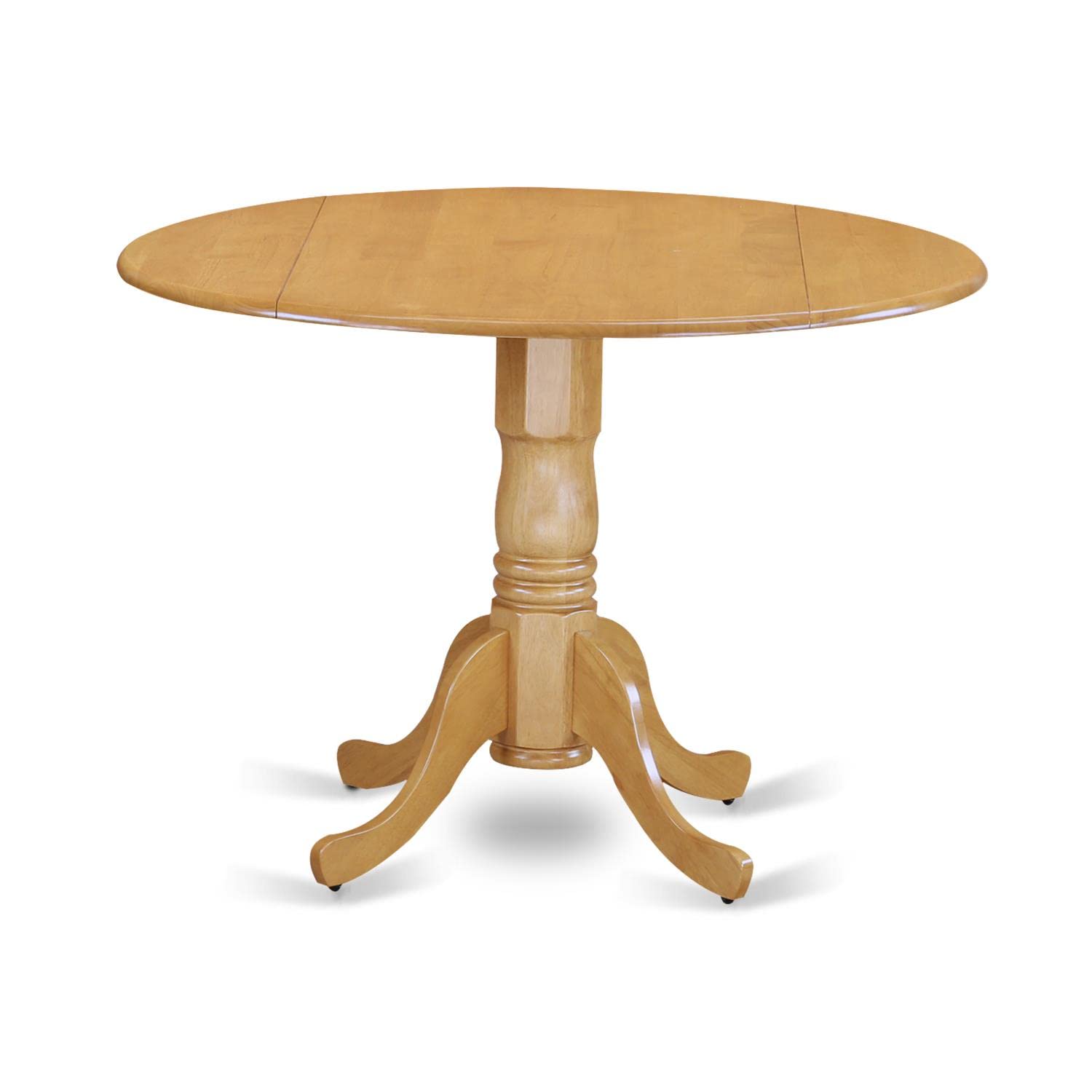 3-Piece Round Dining Set with Drop Leaf