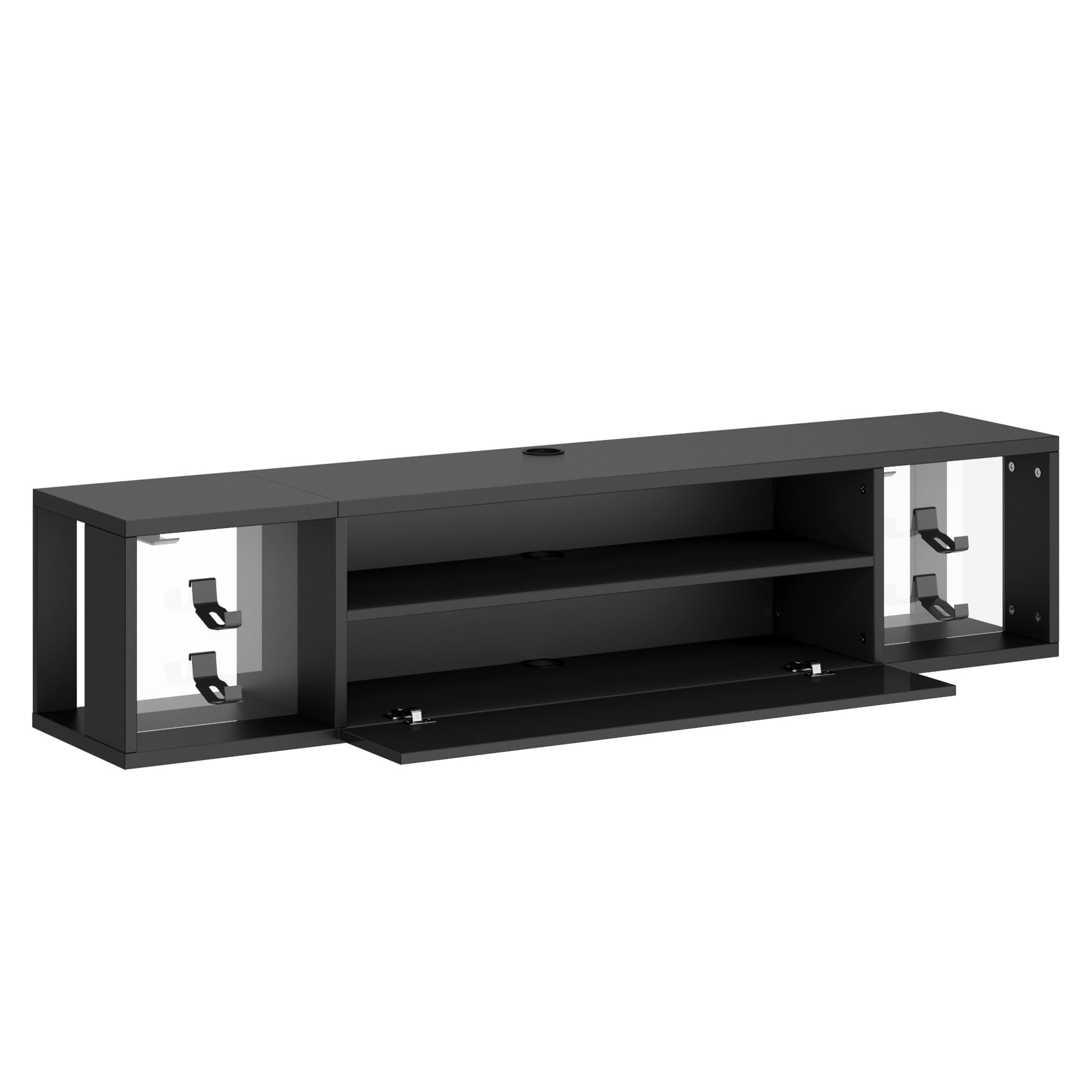 Floating TV Stand with LED Lights 55 Inch