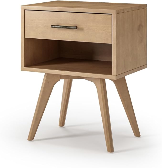 Mid Century Modern One Drawer Nightstand