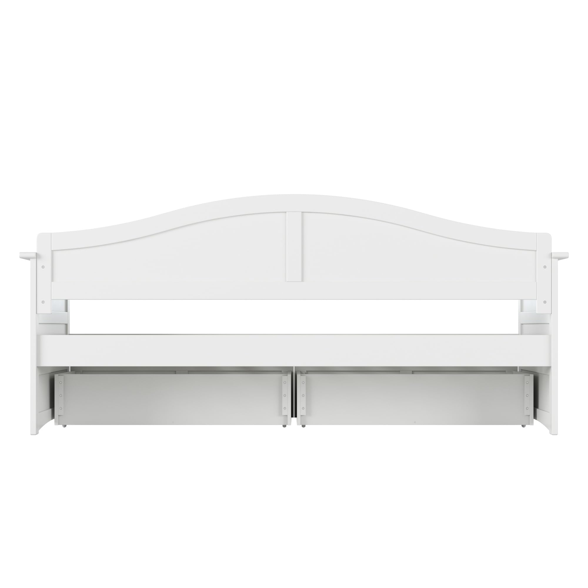 Acadia Twin Wood Daybed Frame with 2 Storage Drawers