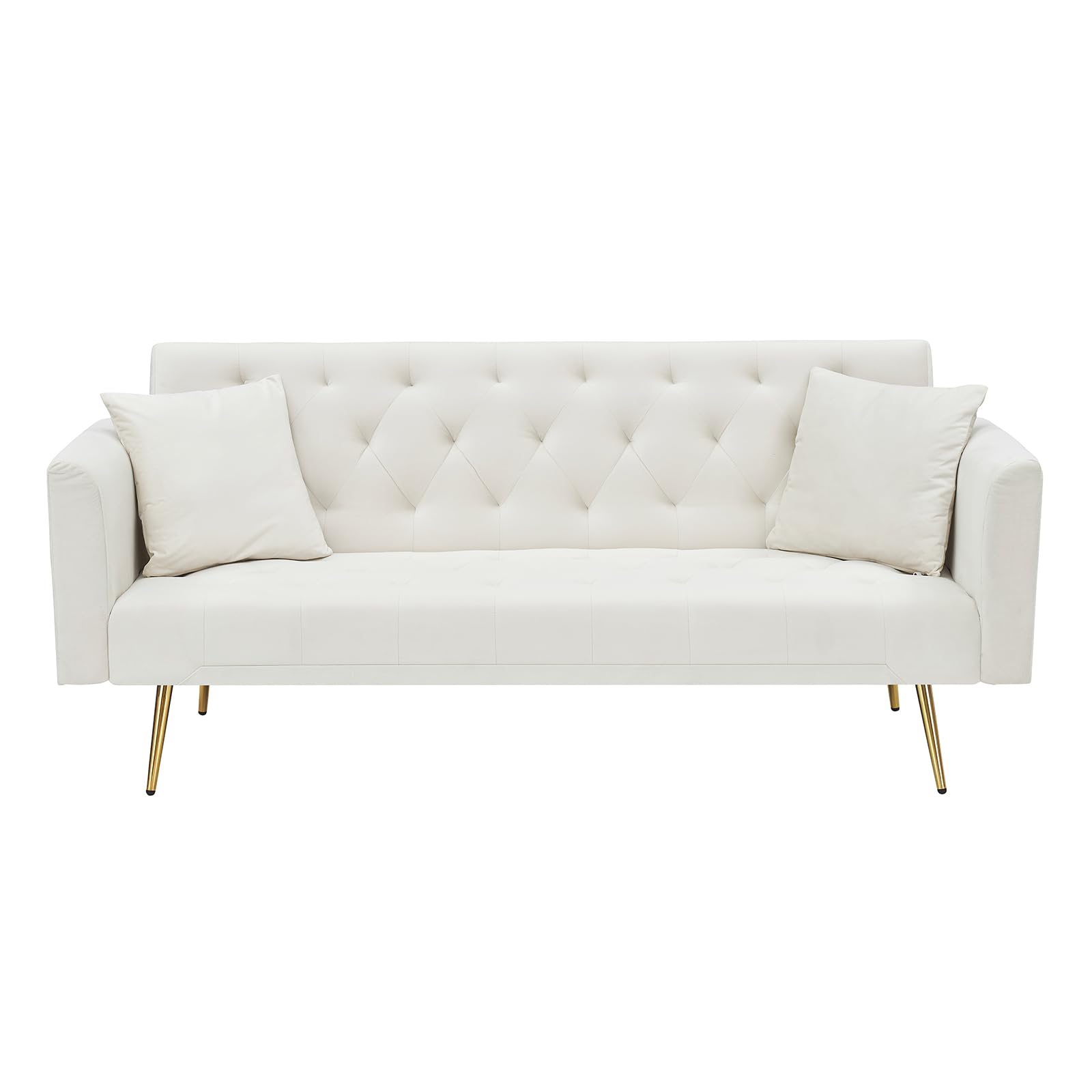 Velvet Sofa Bed Convertible Sleeper Couch