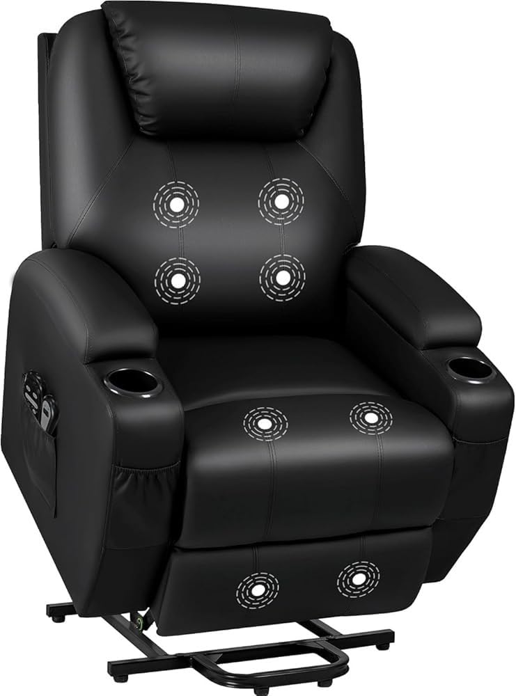 Power Lift Recliner Chair with Massage and Heat