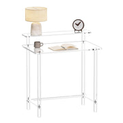 Acrylic Desk with Monitor Stand
