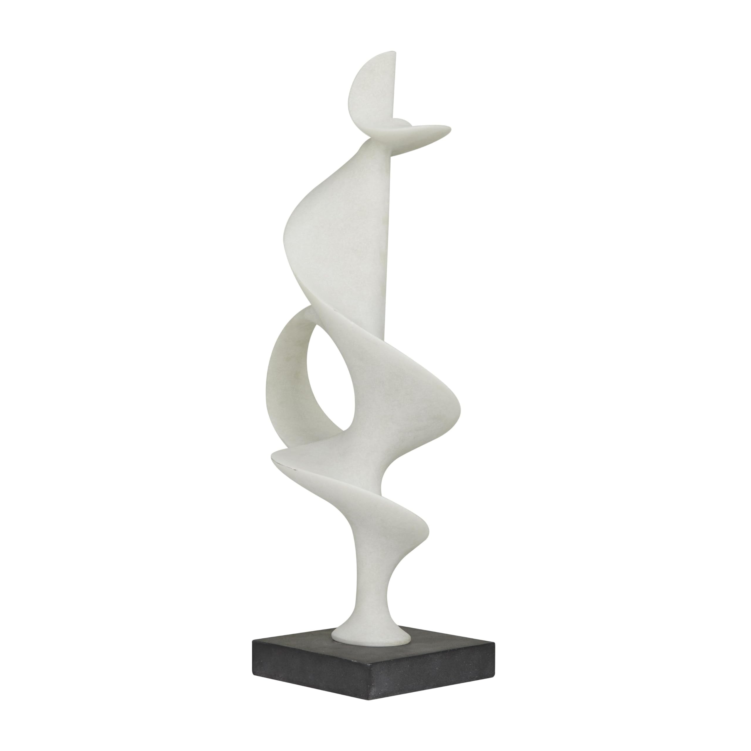 Polystone Abstract Decorative Sculpture 10" x 9" x 28"