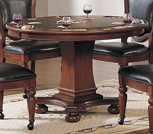 5-Piece Reversible Dining Game Table Set with Chairs