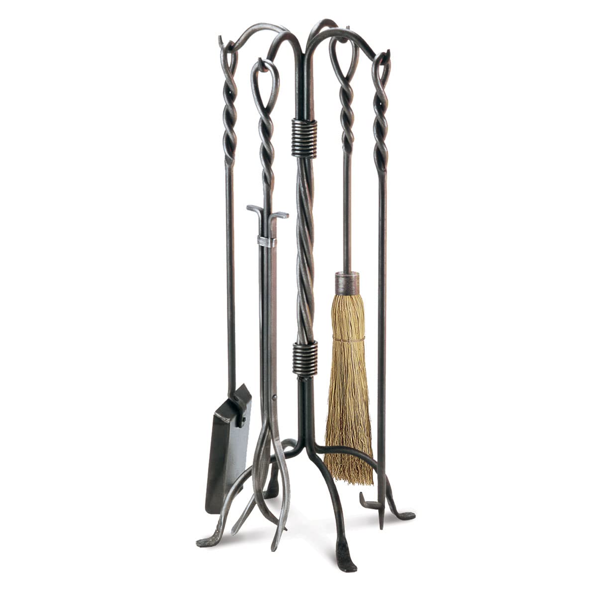 Twisted Rope Fireplace Tool Set