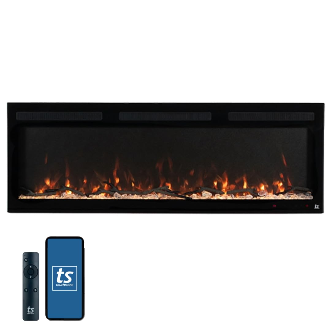 57" Smart Electric Fireplace with WiFi and Alexa