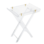 Acrylic Folding Tray Table with Handle
