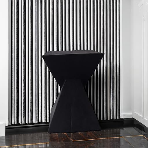 Jerod Lightweight Concrete Accent Table Black