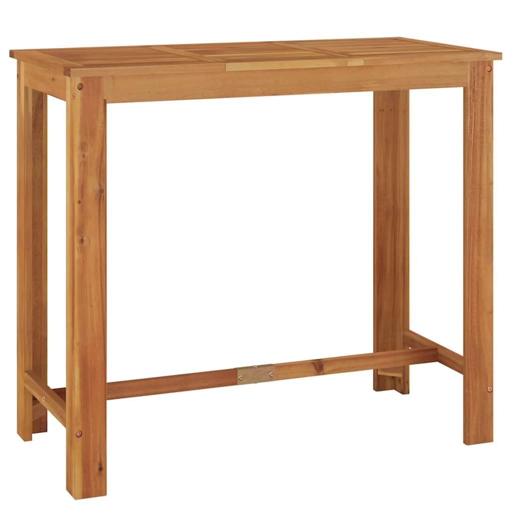 Outdoor Acacia Wood Bar Table