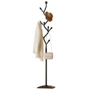 Tree-Shaped Metal Coat Rack Stand with 8 Hooks