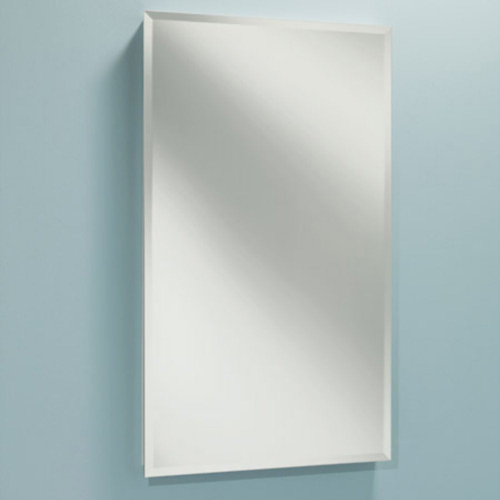 Single-Door Recessed Medicine Cabinet with 3 Shelves