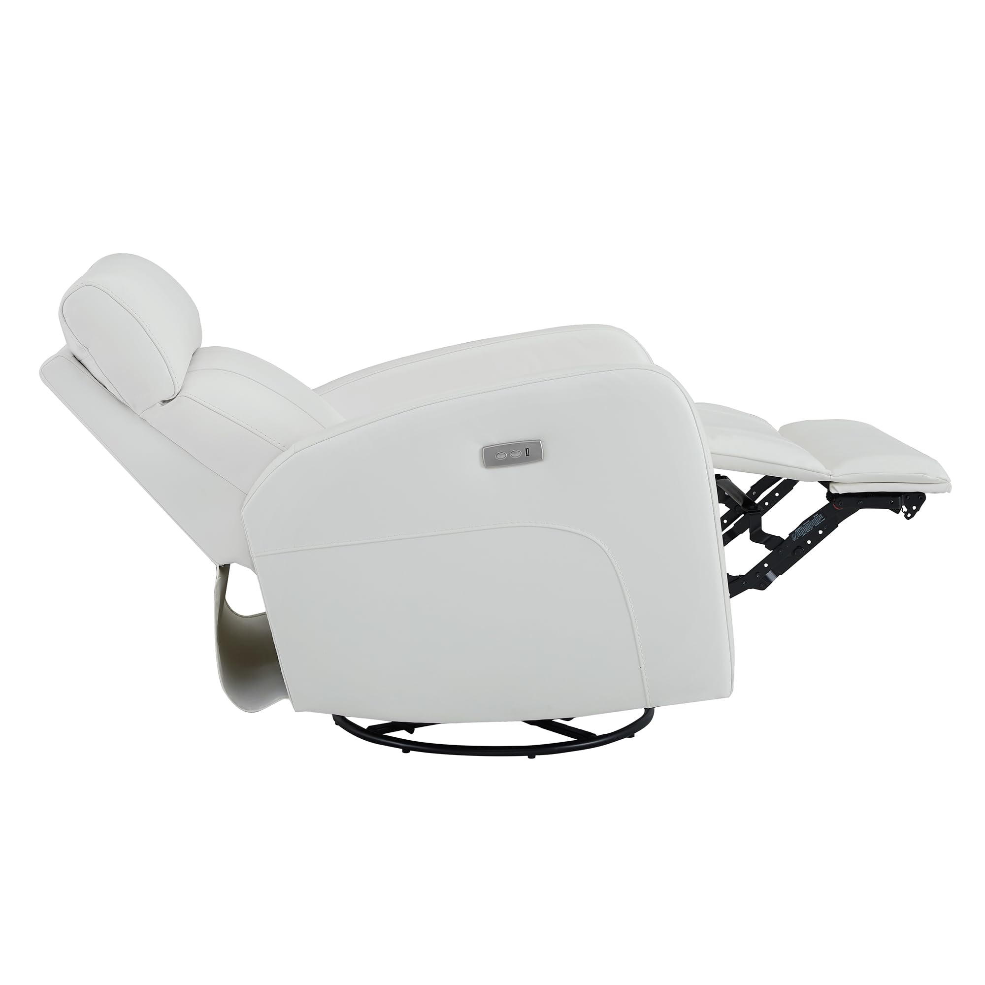 Power Swivel Glider Recliner Chair with Adjustable Headrest