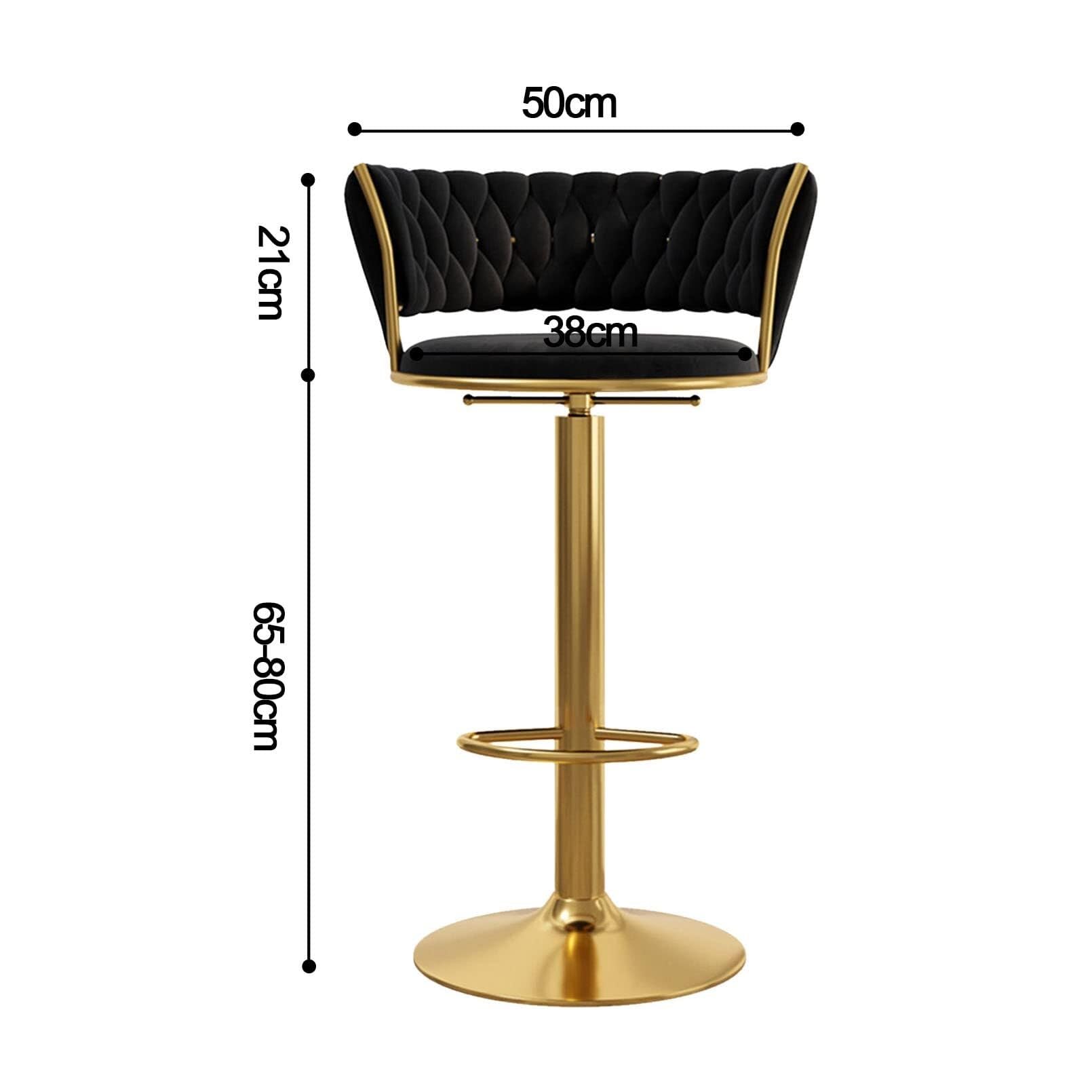 Adjustable Swivel Bar Stool Set of 2