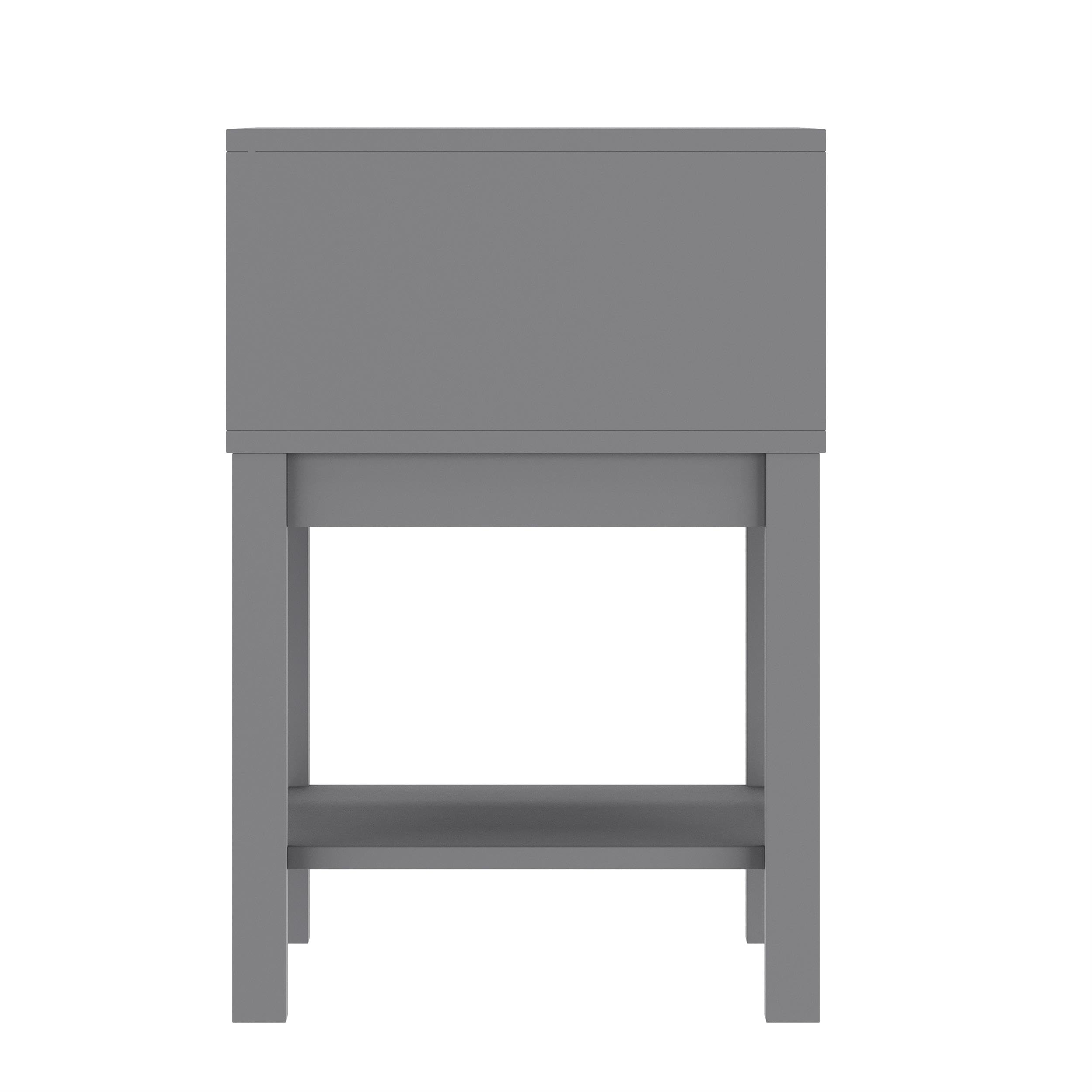 Kids Wood Nightstand with Storage Drawer