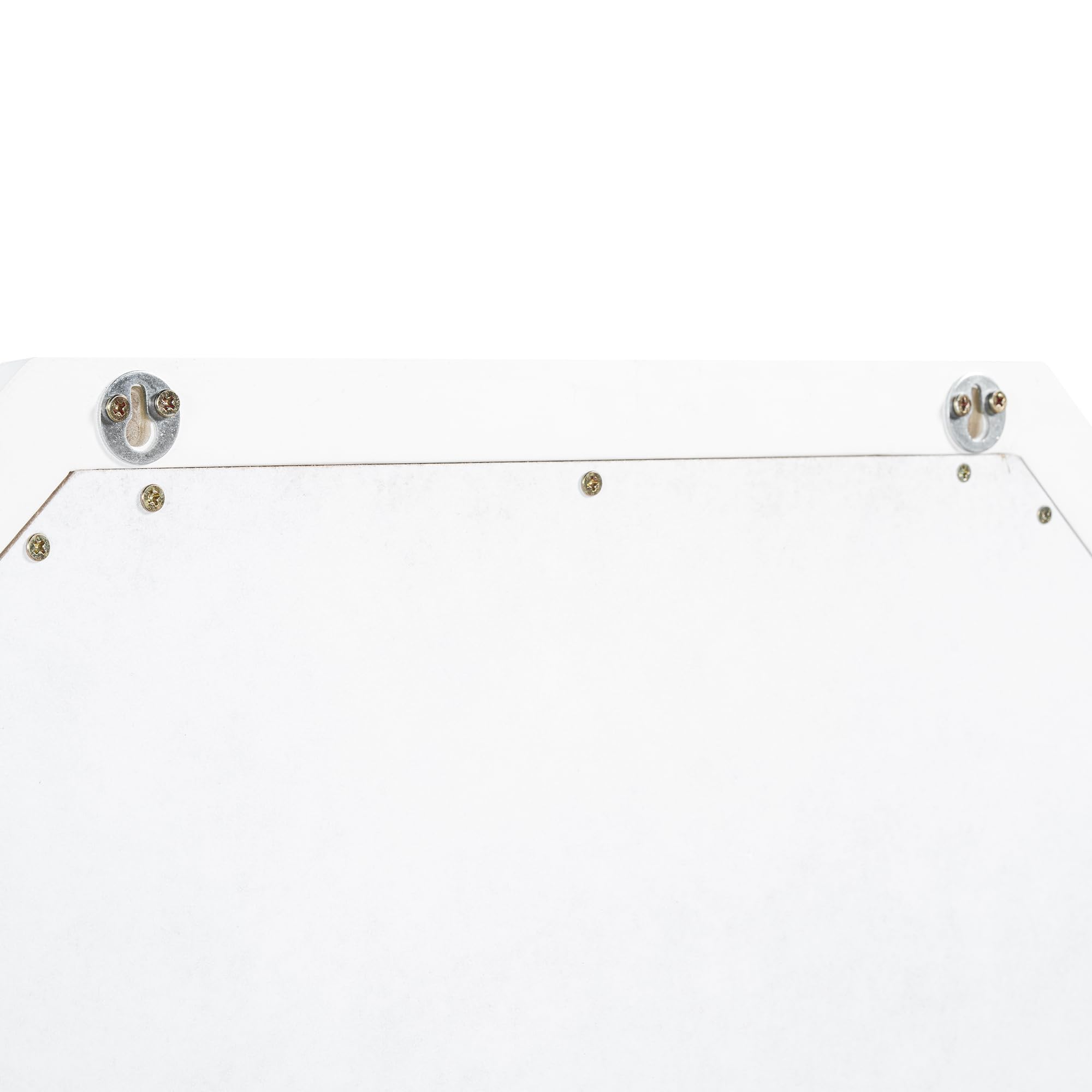 Retro Makeup Vanity Desk with Wall-Mounted Mirror & 3 Drawers