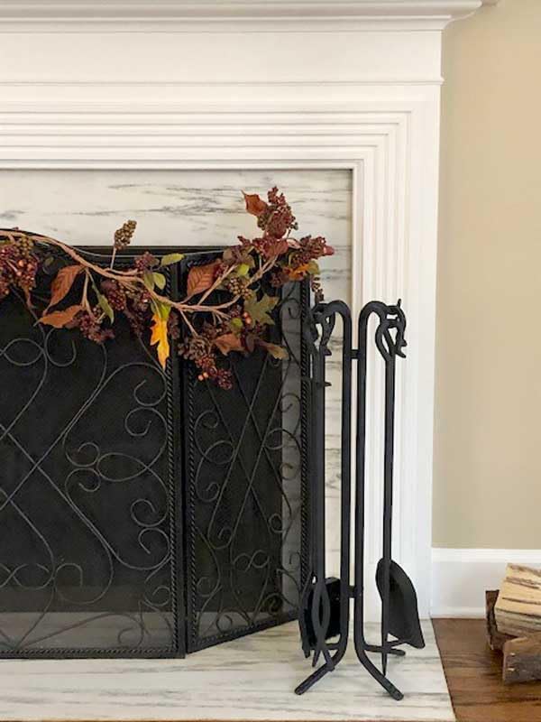 5 Piece Forged Hearth Tool Set - 33" Tall