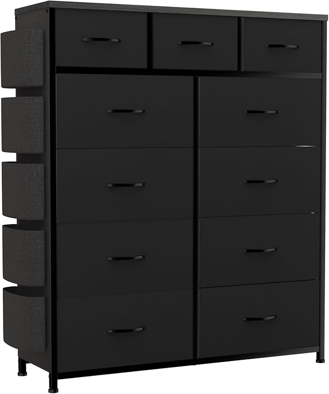 11 Drawer Fabric Storage Dresser with Deep Shelves